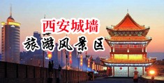 美女露奶头干逼中国陕西-西安城墙旅游风景区